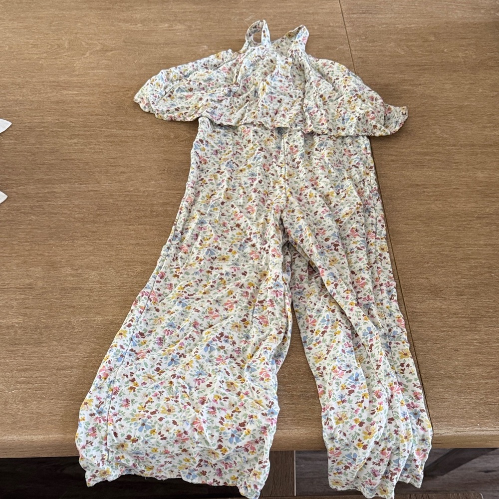 O'Neill White Floral One-Piece Bodysuit Romper